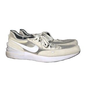 Nike Waffle One Summit White Men's Size 13 DA7995-100 Mesh Suede Black